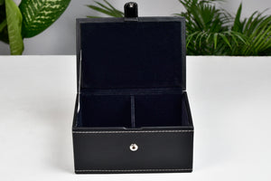 Leatherate Storage Box for Storing Chess Pieces 3" to 4"