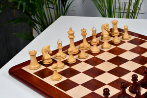 The Imperial Collector Series (Sinquefield Cup 2014) Chess Pieces V2.0 in Bud Rosewood & Boxwood - 3.75" King
