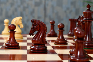 The Imperial Collector Series (Sinquefield Cup 2014) Chess Pieces V2.0 in Bud Rosewood & Boxwood - 3.75" King