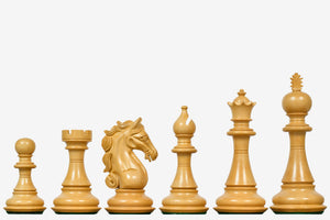 Shera Series Staunton Weighted Chess Pieces V2.0 in Rosewood / Boxwood - 4.5" King