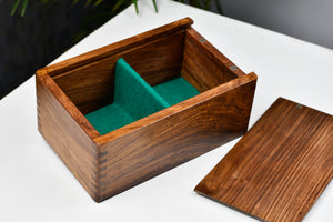 Sheesham Wood Tournament Chess Storage Box for 3.5"
