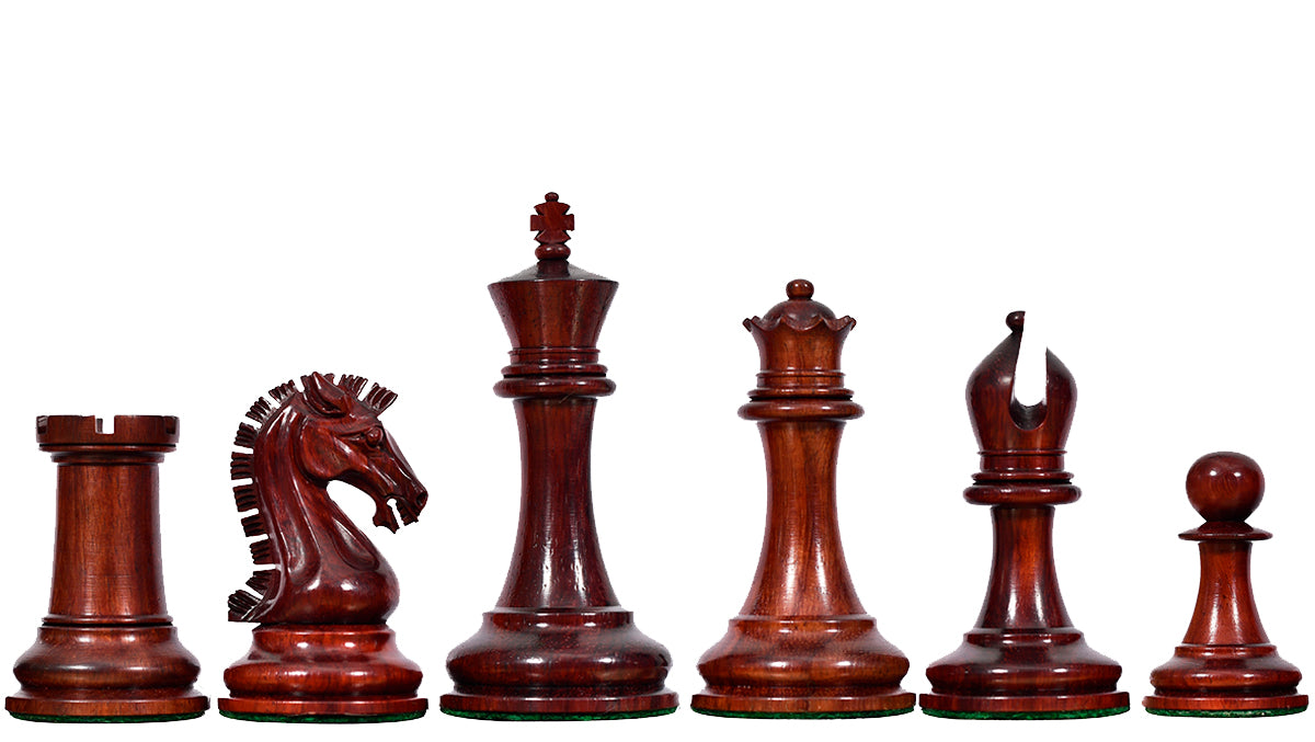 The Sinquefield Cup 2017 Reproduced Original Chess Pieces in Bud Rosewood & Boxwood - 3.75" King
