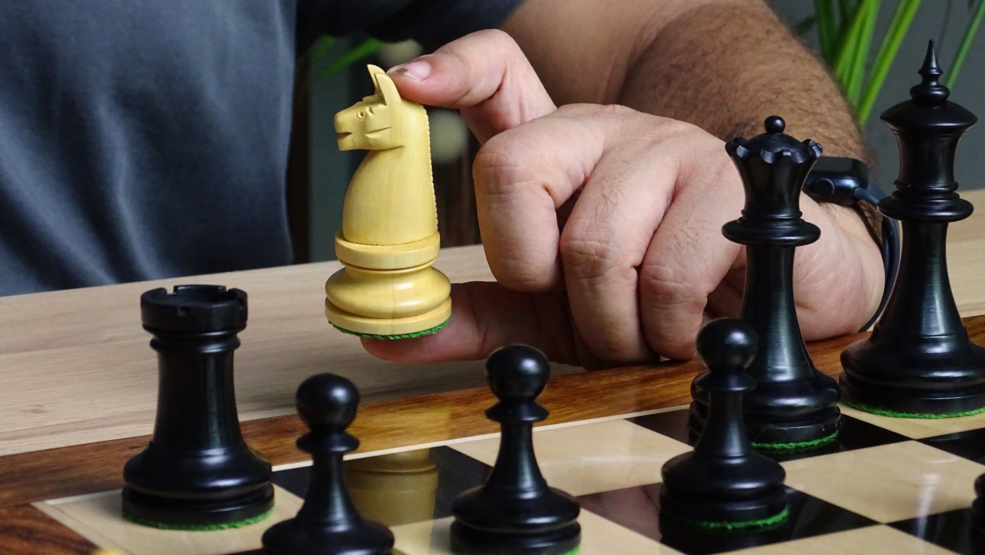 black horse chess piece
