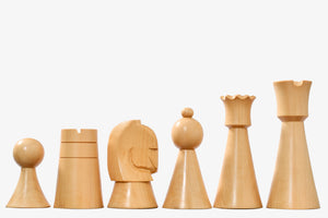 The Australian War Memorial Reproduced Chess Pieces by ACF in Ebonized & Natural Boxwood / King Base Stamping - 3.5" King -Shop Now