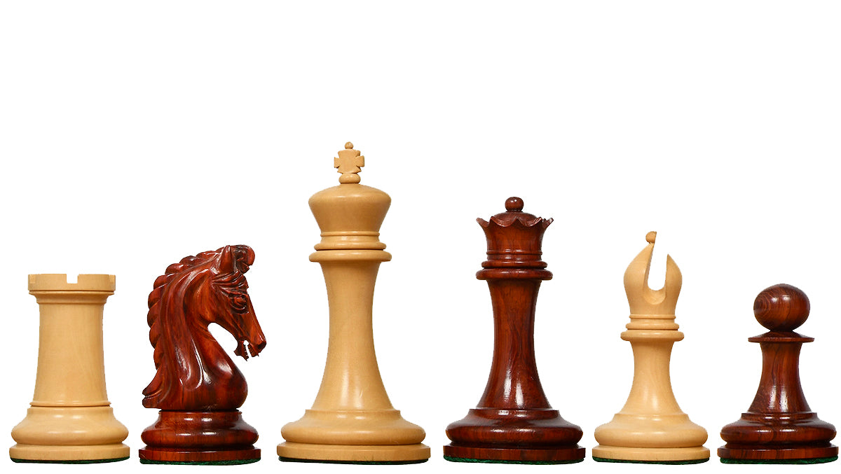 The Imperial Collector Series (Sinquefield Cup 2014) Chess Pieces V2.0 in Bud Rosewood & Boxwood - 3.75" King